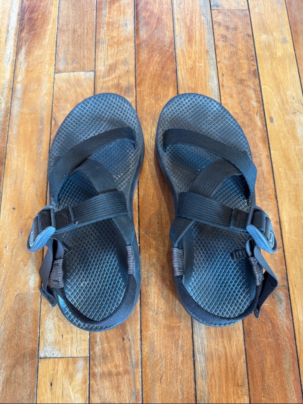 Men’s Chaco Black Strapped Outdoor Sandals